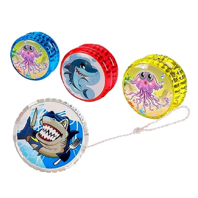 Игрушка Йо-йо Морской мир светящаяся Рыжий Кот И-6566 1